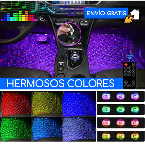 Luces LED de  Interiores  para autos  4 unidad- envios gratis